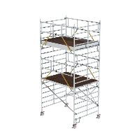 Összecsukható állványzat SG hármas platformmal Platformmagasság 4,47 m