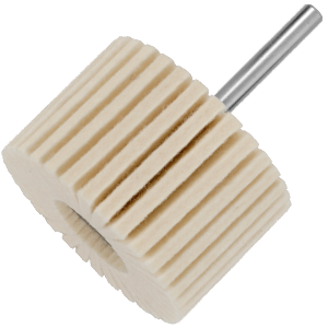 Abanicos lijadores de fieltro