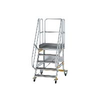 Plošinové schodiště, pojízdné 60° šířka stupně 800 mm 5 stupňů