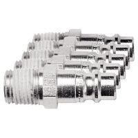 Coupling adaptor with external thread 5-piece set