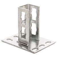 Sattelflansch Stahl gal zn PSF 41