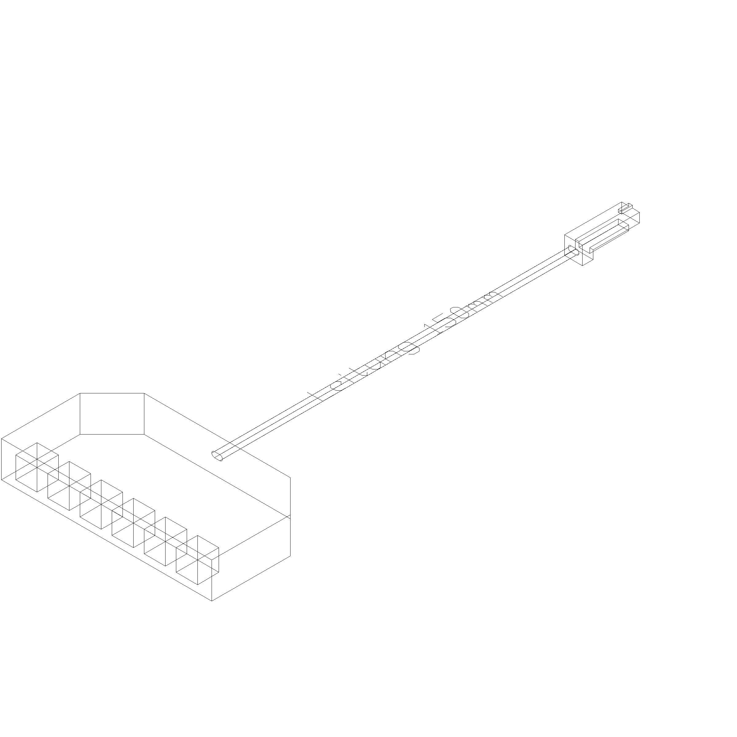 Distributeur sextuple standard blanc