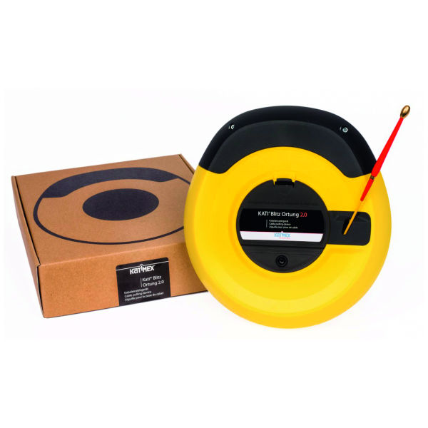 Passacavi in fibra di vetro Kati®BlitzOrtung 2.0 in scatola di plastica, Lunghezza del nastro: 20m