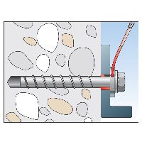 fischer backfill washers steel blue galvanized FFD
