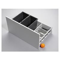 orgalux Système tri déchets gris TBX antaro H 280mm lc800mm