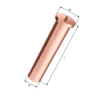 HBS Welding Elements Pins Type UT Steel 4.8 copper-plated
