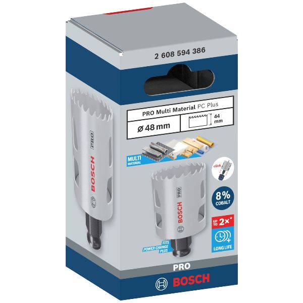 BOSCH Scie trépan PRO Multi Material PC Plus, 48 mm