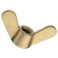 Wing nuts round wing shape DIN 315-brass