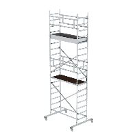 ML standard gördülőállvány 0,75 x 1,80 m platformmagasság 4,10 m