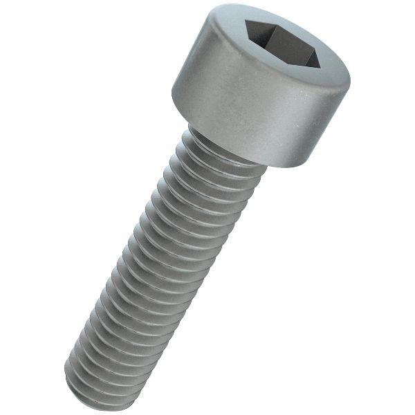 Cylinder screws hexagon socket fully threaded ~ISO 4762-12.9 coated zinc flake