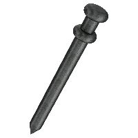 Pointes à 2 têtes acier