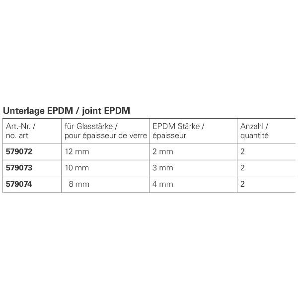Fissaggio a morsetto per tubo quadro 4 grezzo