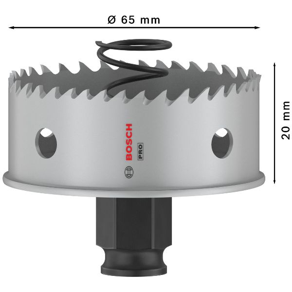 BOSCH PRO Sheet Metal PC Plus Lochsäge, 65&nbsp;mm