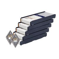 Płytka skrawająca DCMT do obróbki średnio dokładnej 50 szt., HB7140-2, Rozmiar: 11T302