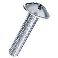 Furniture handle screws with flat round head steel znb