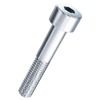 Cylinder screws hexagon socket partial threaded ISO 4762-8.8 zinc plated blue