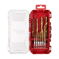 MILWAUKEE set punte metallo 10 pz RED HEX 1/4"
