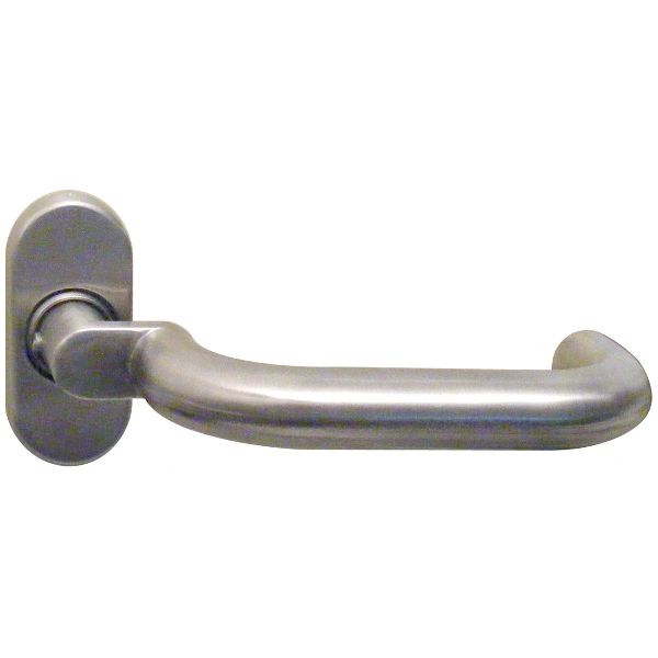 NICKAL Drücker 5089B auf Rosette 4030 mit Rückholfeder