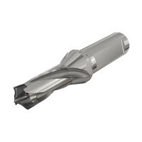 D3N 125-019-16A-1.5D Bohrkörper für dreischneidige Bohrköpfe mit Innenkühlung, Schaft mit Spannfläche, Bohrtiefe 1,5xD