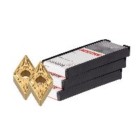 Pastilha de corte reversível DNMG para acabamento 30 unidades, HBT130, Tamanho: 110404