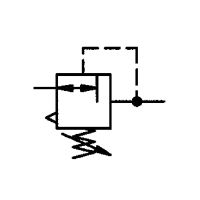 Constante drukreg. incl. manometer, M4, G 1, 0,5 - 25 bar