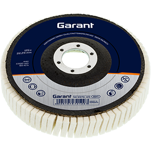 Muelas abrasivas a láminas de fieltro