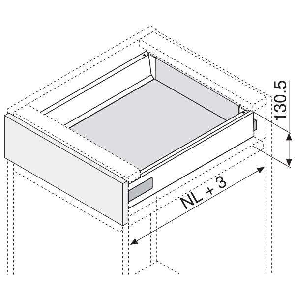 blum frame TBX antaro K swi li/re 270mm 378K2702SA