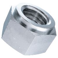 Dadi esagonali con parte di fissaggio DIN 6925-8 zincato blu