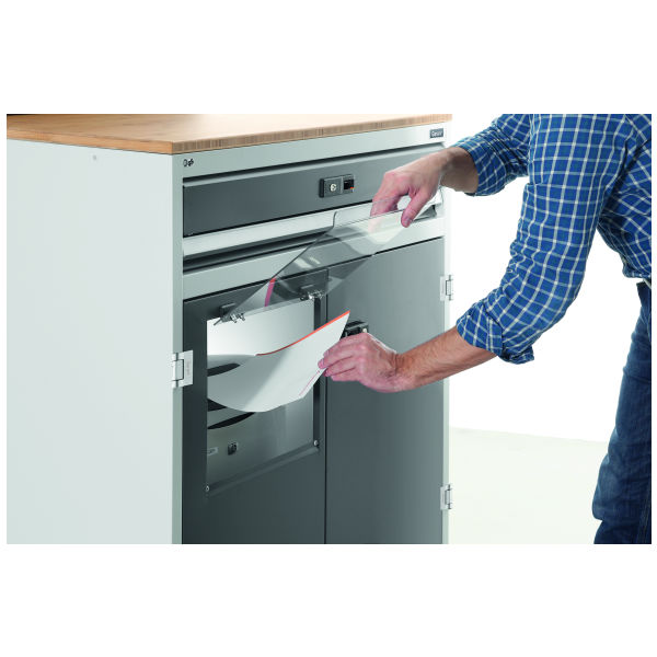 Postes de travail informatiques avec volet d'imprimante, Type: DE