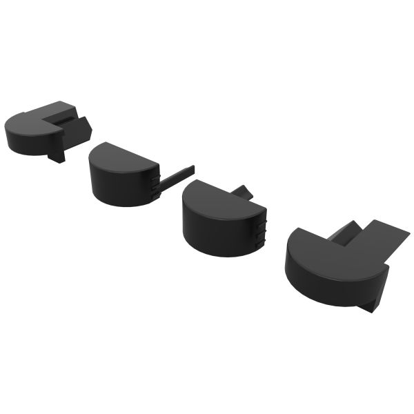 Endkappen rund schwarz zu Surf Line Mini