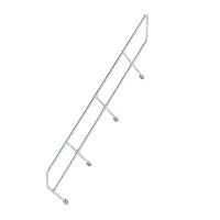 Druhé zábradlí pro schody 45° 11 schodů