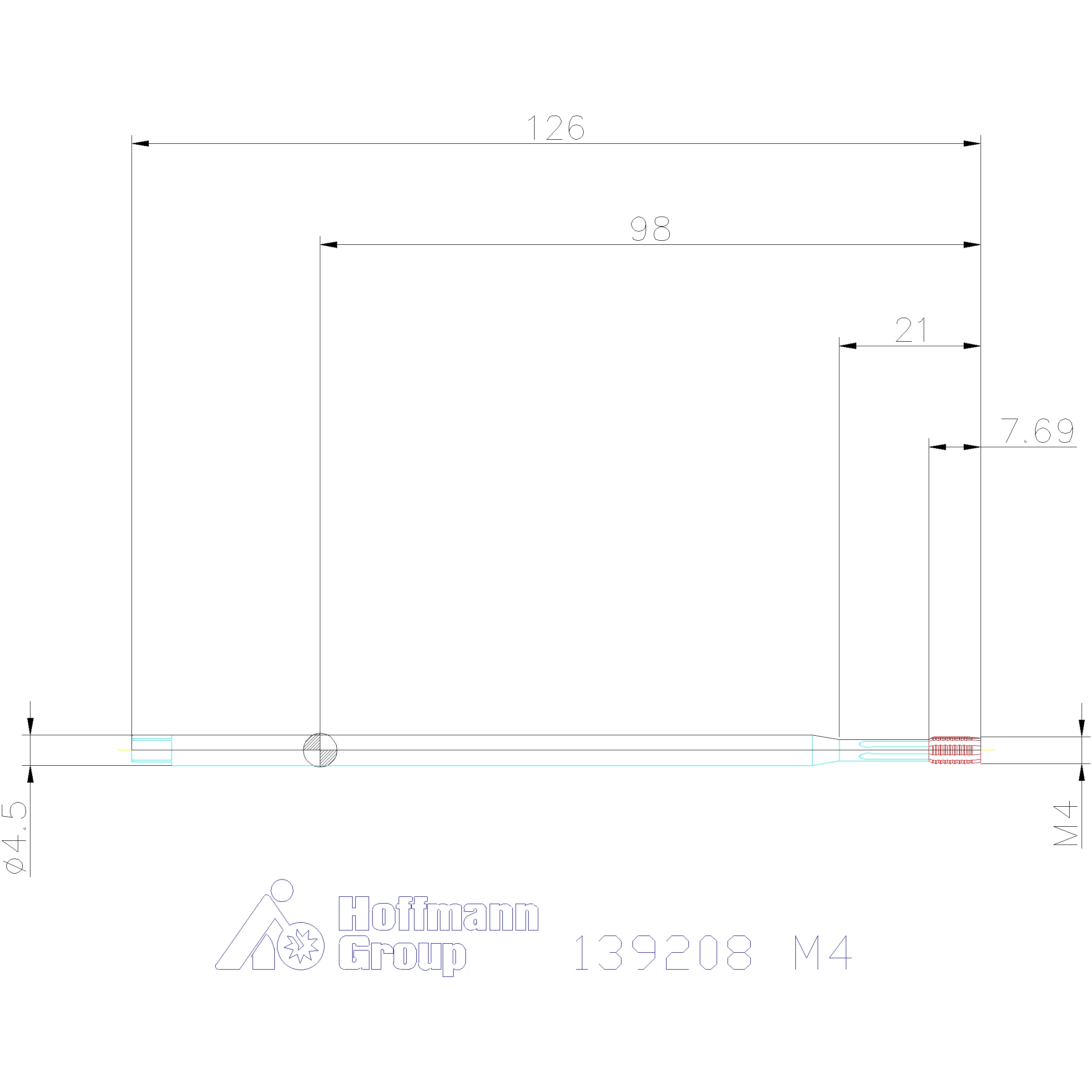 GARANT Master Form Steel Maschinen-Gewindeformer mit Schmiernuten extra lang HSS-E-PM Form C 6HX, TiAlN, M: M4
