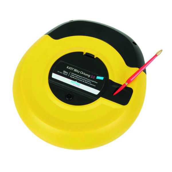 Passacavi in fibra di vetro Kati®BlitzOrtung 2.0 in scatola di plastica, Lunghezza del nastro: 20m