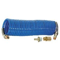 Tubo flexible con espiral de nailon 1/4 pulgada con acoplamiento, Longitud utilizable de la manguera: 5m