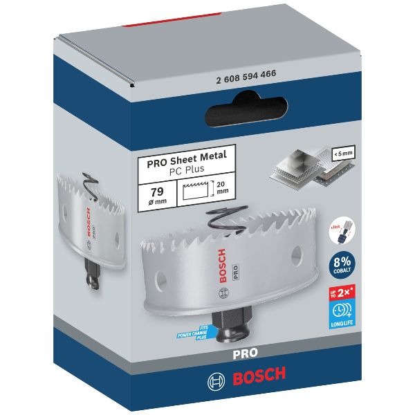 BOSCH PRO Sheet Metal PC Plus Lochsäge, 79&nbsp;mm