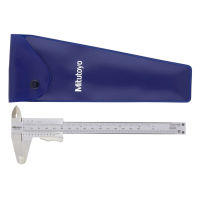 Nonius skydelære, momentklemme, 0-150 mm/0-6 tommer, 0.05 mm, metrisk/tommer