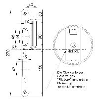 MSL FlipLock Lappenschliessblech B-23421.HRE1143