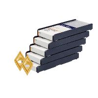 Płytka skrawająca DCMT do obróbki średnio dokładnej 50 szt., HB7010-2, Rozmiar: 070204