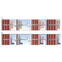 fischer Rahmendübel ohne Schraube Nylon S-H-R