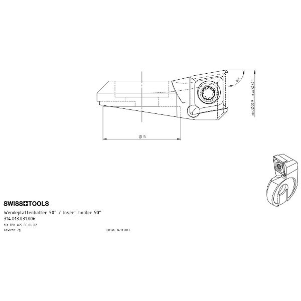 Wendeplattenhalter CC.. 06 02..