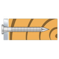 Chiodi a pettine in acciaio inox zincato blu CNA