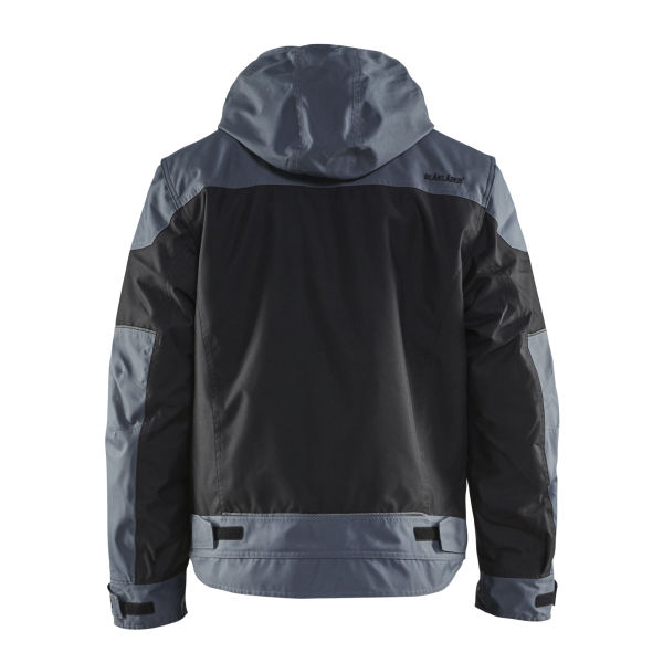 Jaquet d'hiver noir / gris S