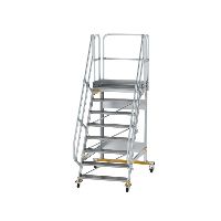 Mobilní plošinové schodiště 60° šířka nášlapů 1000 mm 8 stupňů