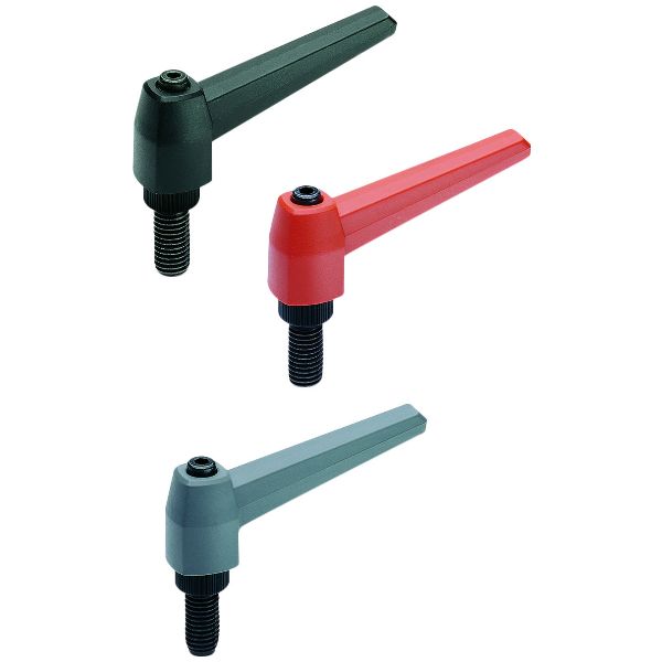 ELESA Verstellb. Klemmhebel PA/St brüniert MR.p