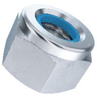 Dadi esagonali con parte di fissaggio forma alta DIN 982-8 zincato blu