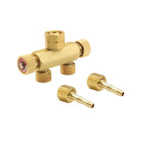 Verdeler, zuurstof, G 1/4, DN 6, incl. slangtules