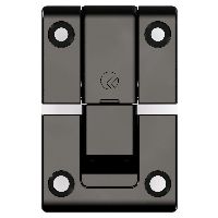 Klappenscharnier KIMANA vernickelt schwarz