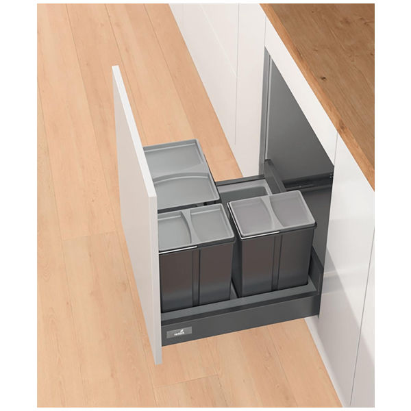 Hettich Bin.it Smart 16 L / 2x8 L KB 600 mm anthrazit