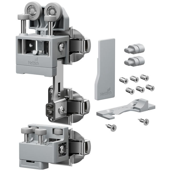 Hettich Set de ferrures lourd WingLine L avec Fermeture automatique dr gr