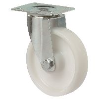MAPO swivel castor L400 with screw-on plate polyamide wheel